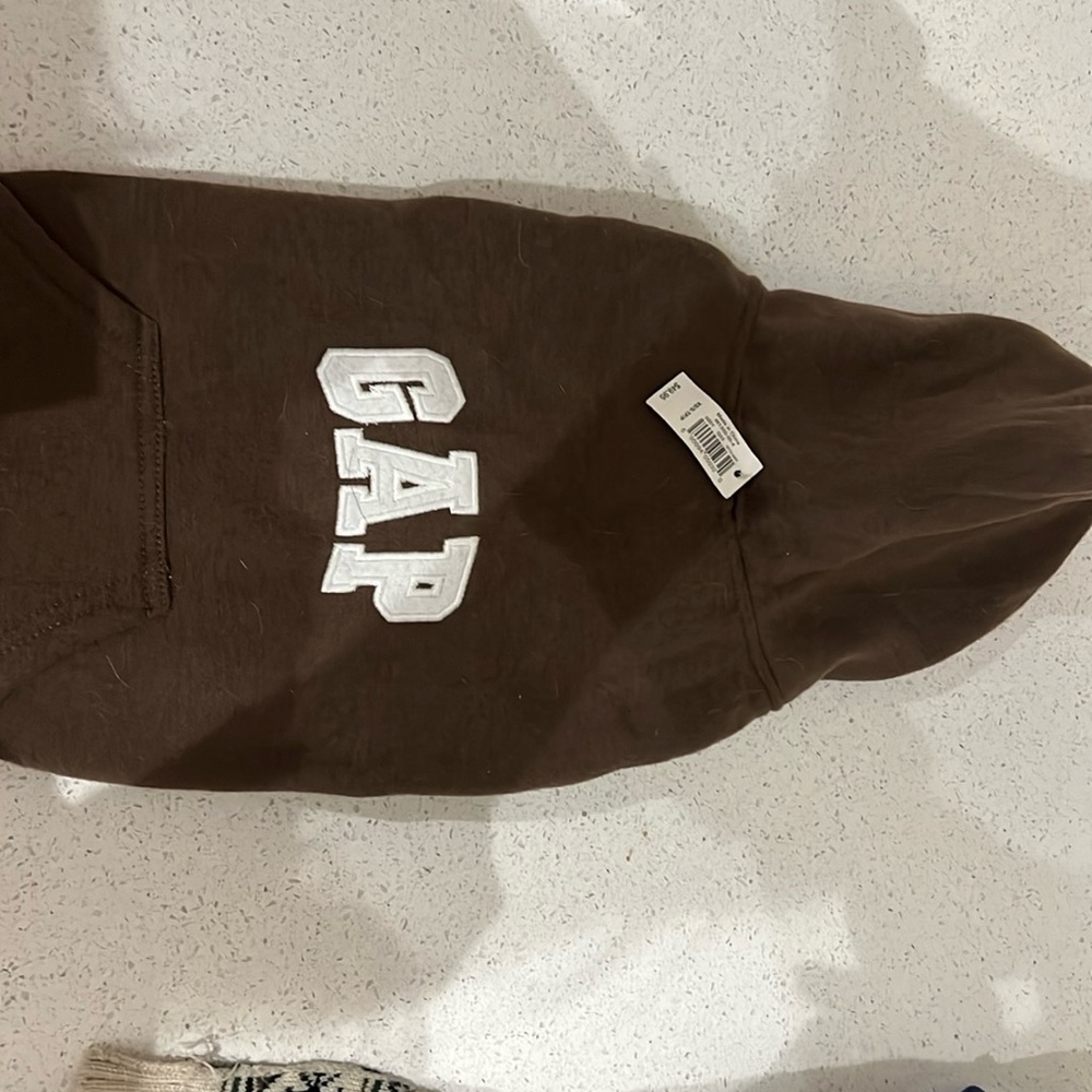 Brown Gap XS S dog hoody